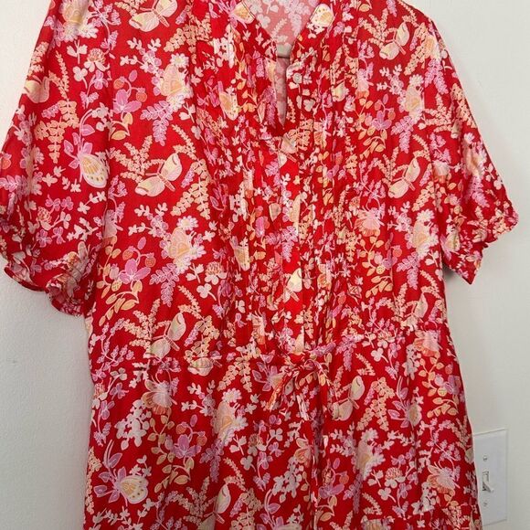 J. McLaughlin Harriet Silk Blend Midi Dress S - Picture 2 of 11